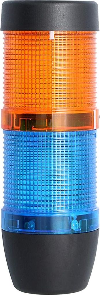 STEX24 Signalsäule blau-gelb, 50mm, 24V AC/DC, LED-Dauerlicht SS50-OB2/24 104 MaßeLänge156,0mm, Durchmesser 50,0mm - 1