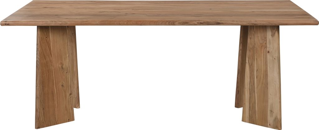 SIT Möbel Esstisch 200 x 100 cm | rechteckig | Akazienholz natur | B 200 x T 100 x H 75 cm | 14621-01 | Serie WAVE