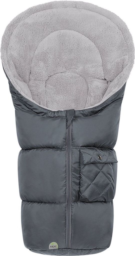 Odenwälder Fußsäckchen Gino für Babyschalen, Farbe:173 Rocky Grey