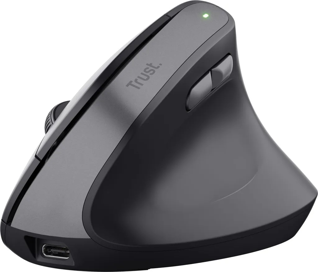Souris verticale sans fil Bayo II noire : l'accessoire bureau idéal
