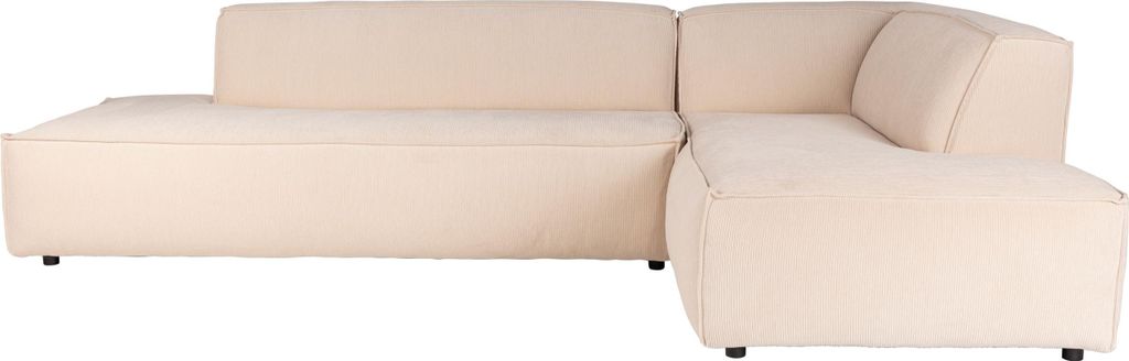 Zuiver Fat Freddy Ecksofa Cordstoff Rechts Natur/ Beige