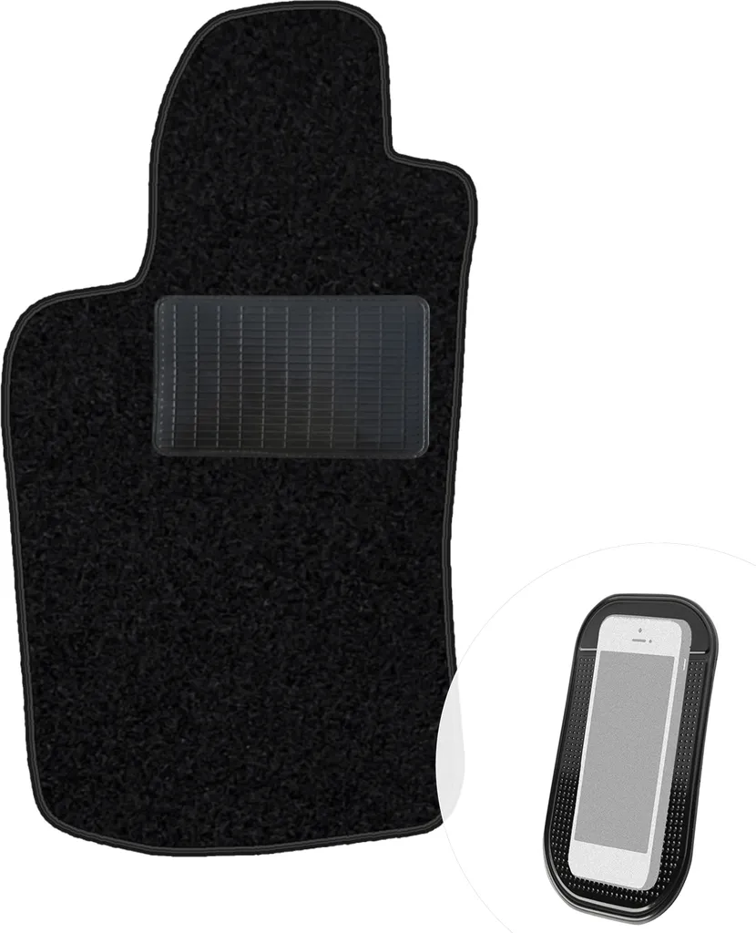 Tappetino Auto Alfa Romeo 147 GT | Velours Nero moto-MOLTICO Lato Guida