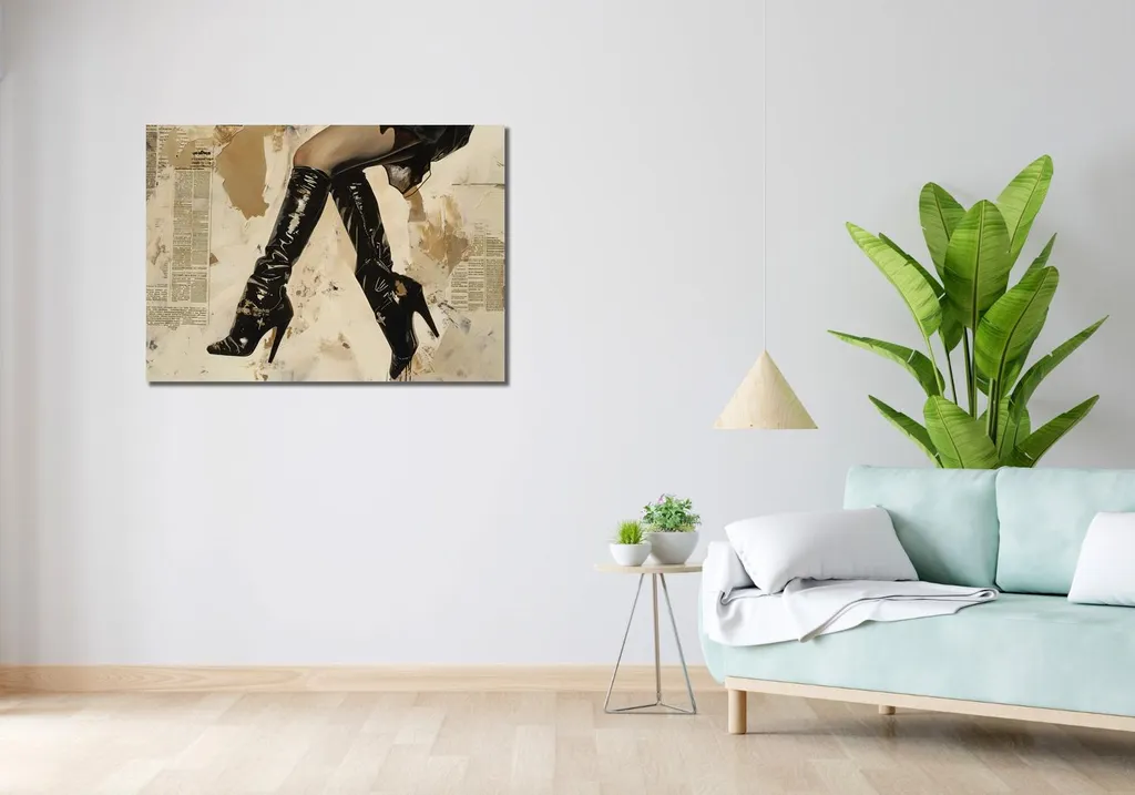 Décoration murale salon Ville 100x70 cm Image Se promener dans la ville