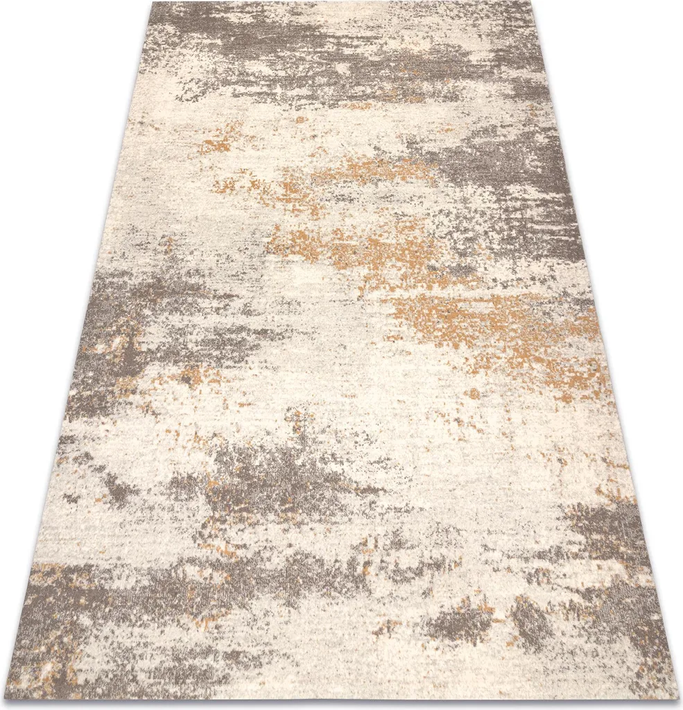 Descente de lit en laine ABBY OSTA 67x130 cm beige pour chambre cosy