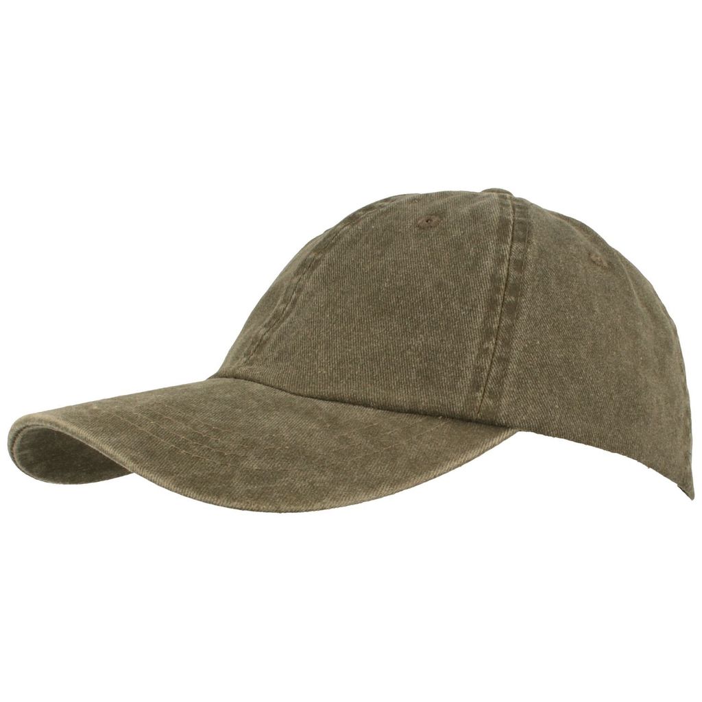 Jeans Baseball-Cap aus 100% Baumwolle von Hut-Breiter, grün, Gr. Einheitsgröße