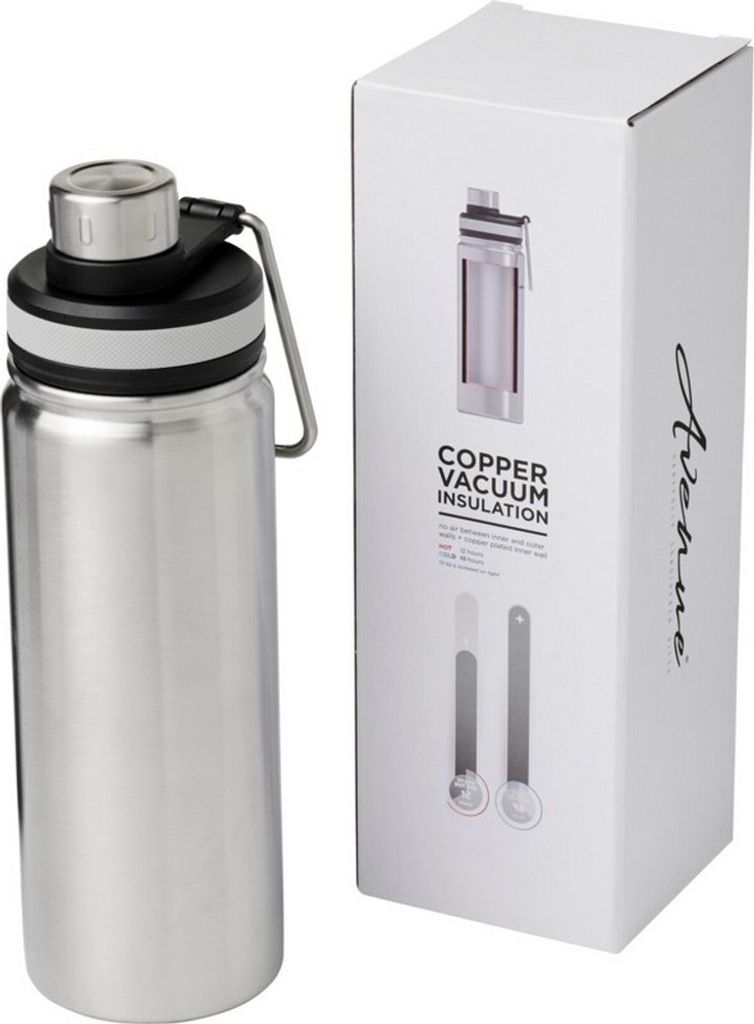 Avenue - Thermosflasche "Gessi" PF3322 (Einheitsgröße) (Silber)