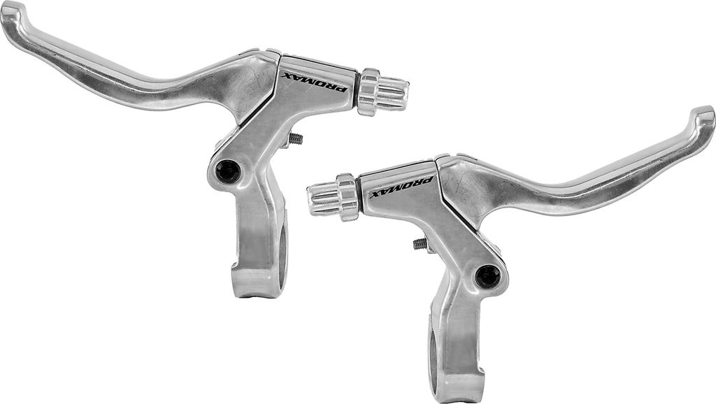 Fahrrad Bremshebel Set von Promax silber Produktbild 