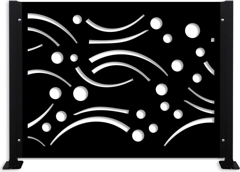 DEKOPLAST Geländer rechteckig Mod. MYSPACE-H – 118x90 cm