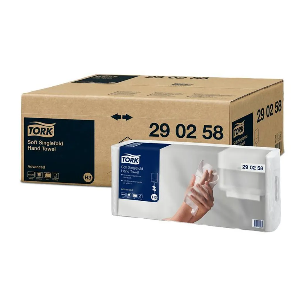 Papier essuie-mains Z H3 Advanced Tork 290258 blanc double épaisseur