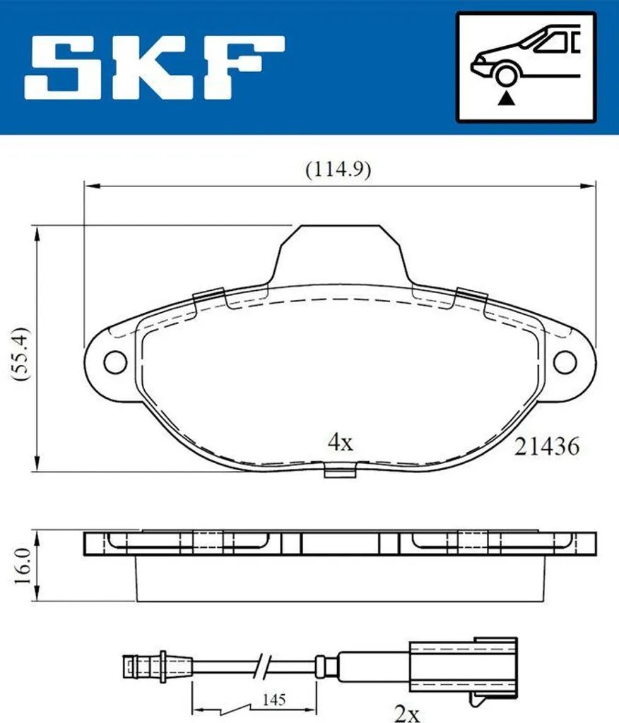 Stop aux Bruits de Freinage avec les Plaquettes SKF VKBP 80299 E Fiat