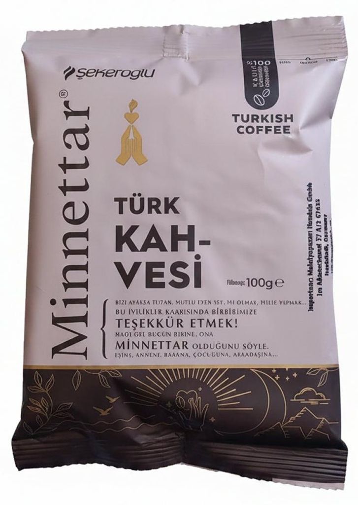 Sekeroglu Minnettar Turkish Coffee 100 G Produktbild 