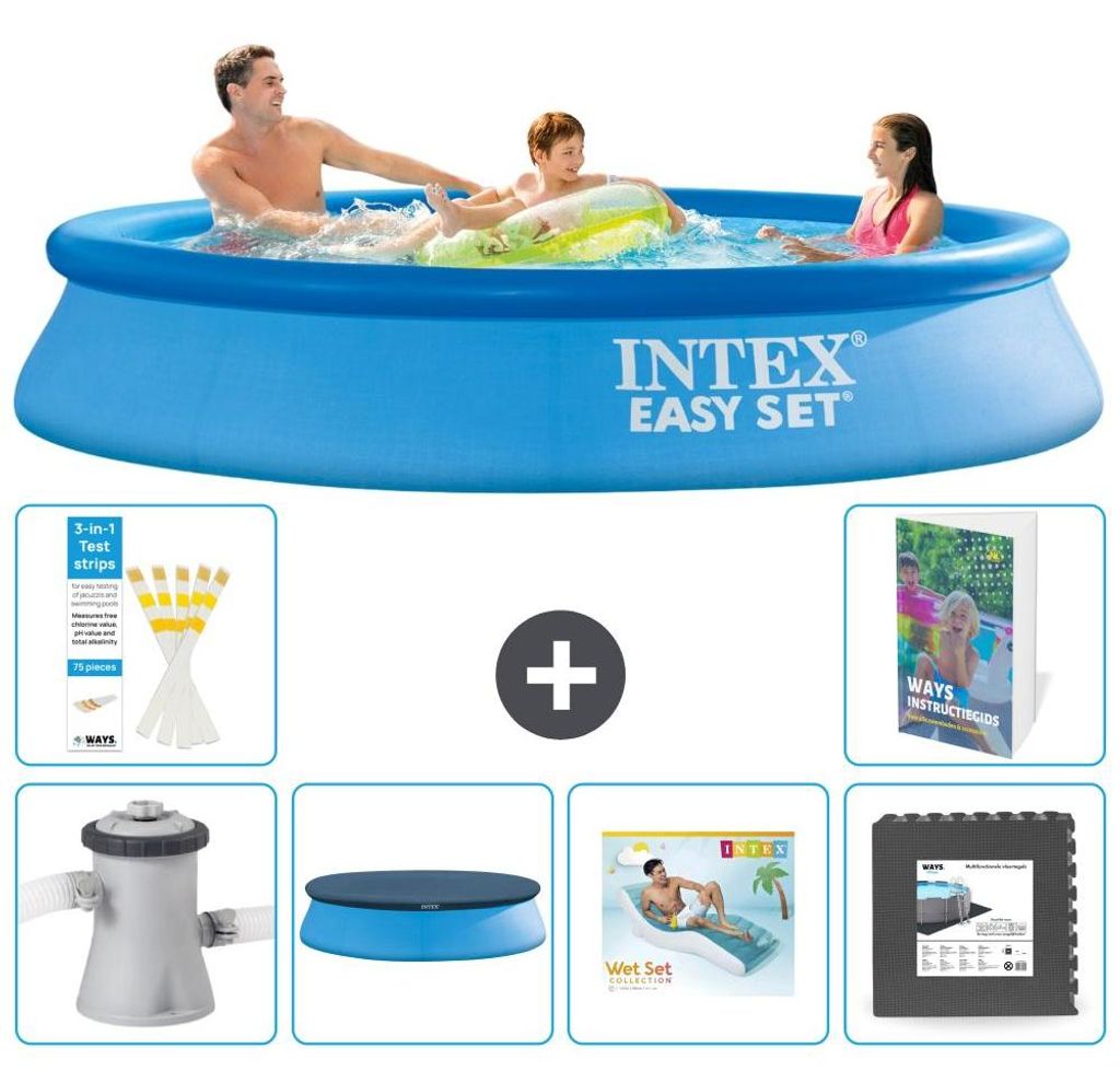 Easy Set Pool Rund - 305x61 cm - 7-teilig S223