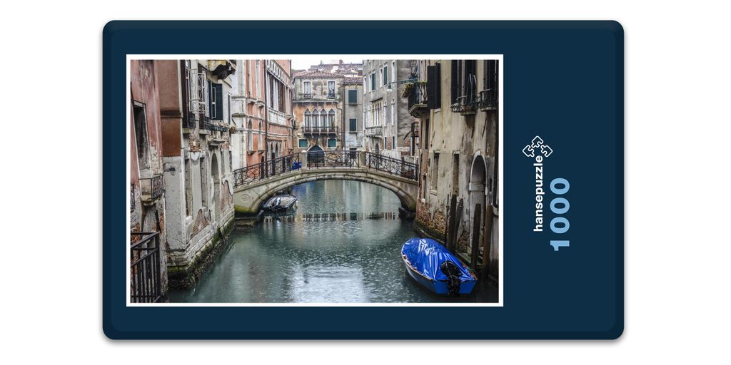 hansepuzzle 16130 - Kanal-Blick Puzzle, 1000 Teile, Orte, 60,0 x 46,0cm mit hochwertiger Aufbewahrung, Kartonbox und wiederverschließbarem Beutel