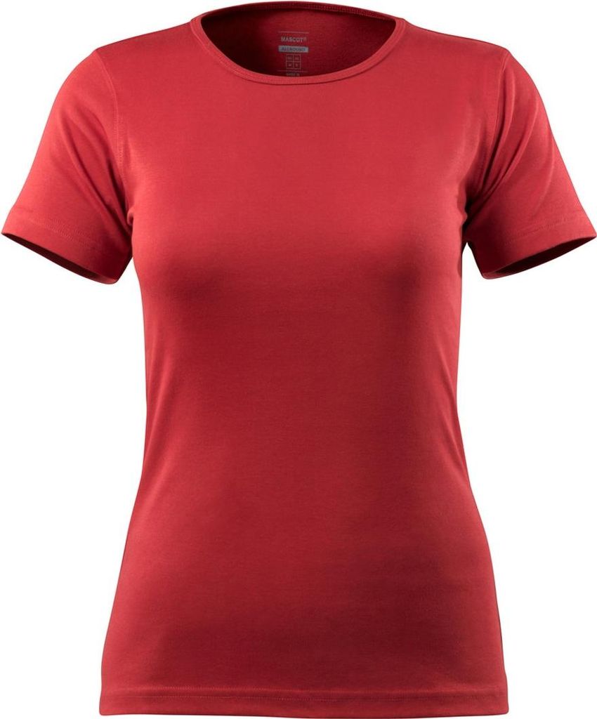 MASCOT Arras Damen T-shirt Größe XS, rot | Packung (1 Stück)