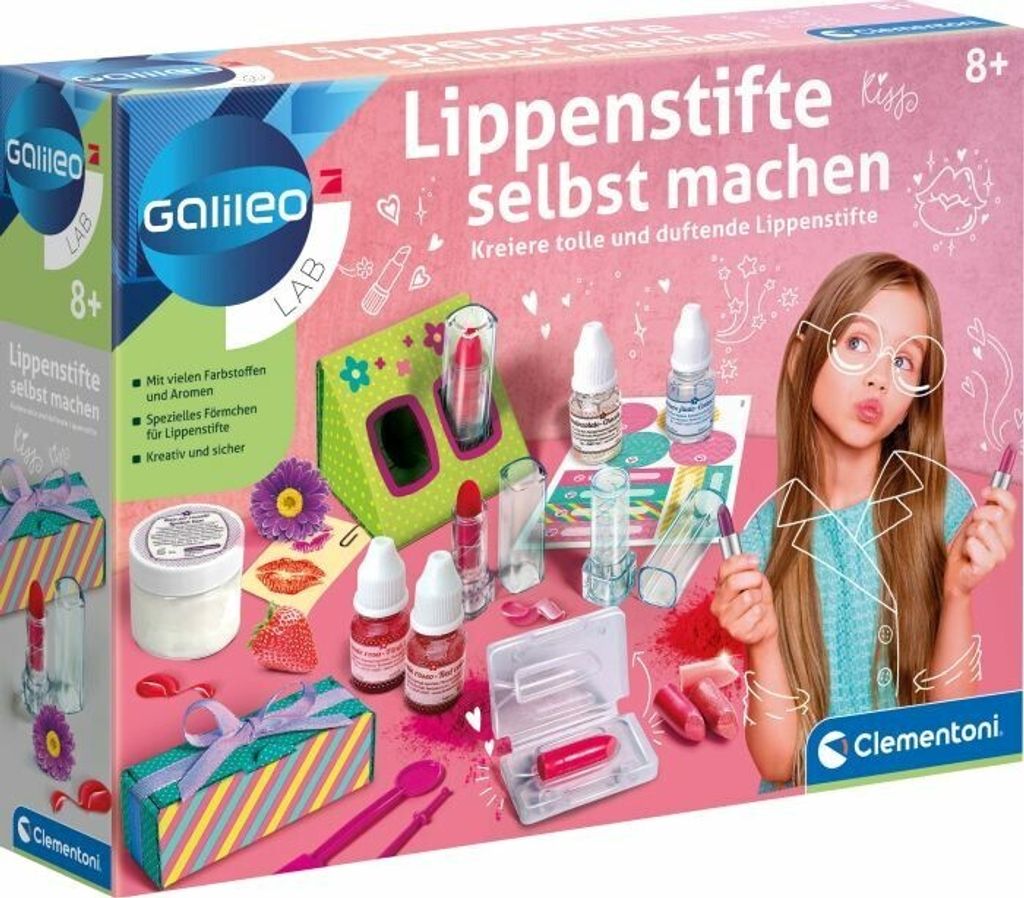 Clementoni Galileo Lab - Lippenstifte selbst machen, Produktbild 1