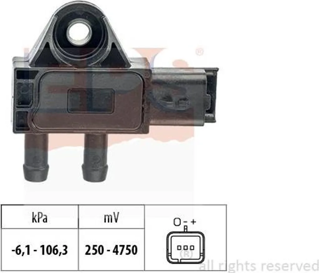 Réparer le Voyant Moteur : Capteur Pression Gaz 1618LP pour PSA et Mini