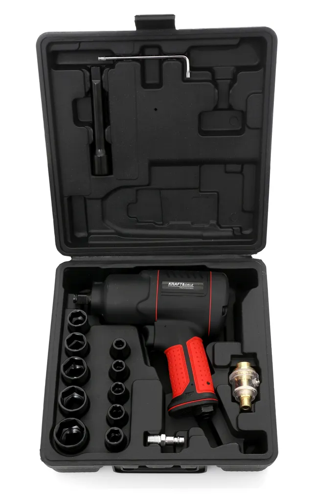 Boulonneuse pneumatique 1/2 pouce 1200Nm KD1433 KRAFT&DELE - Jeu 17 outils
