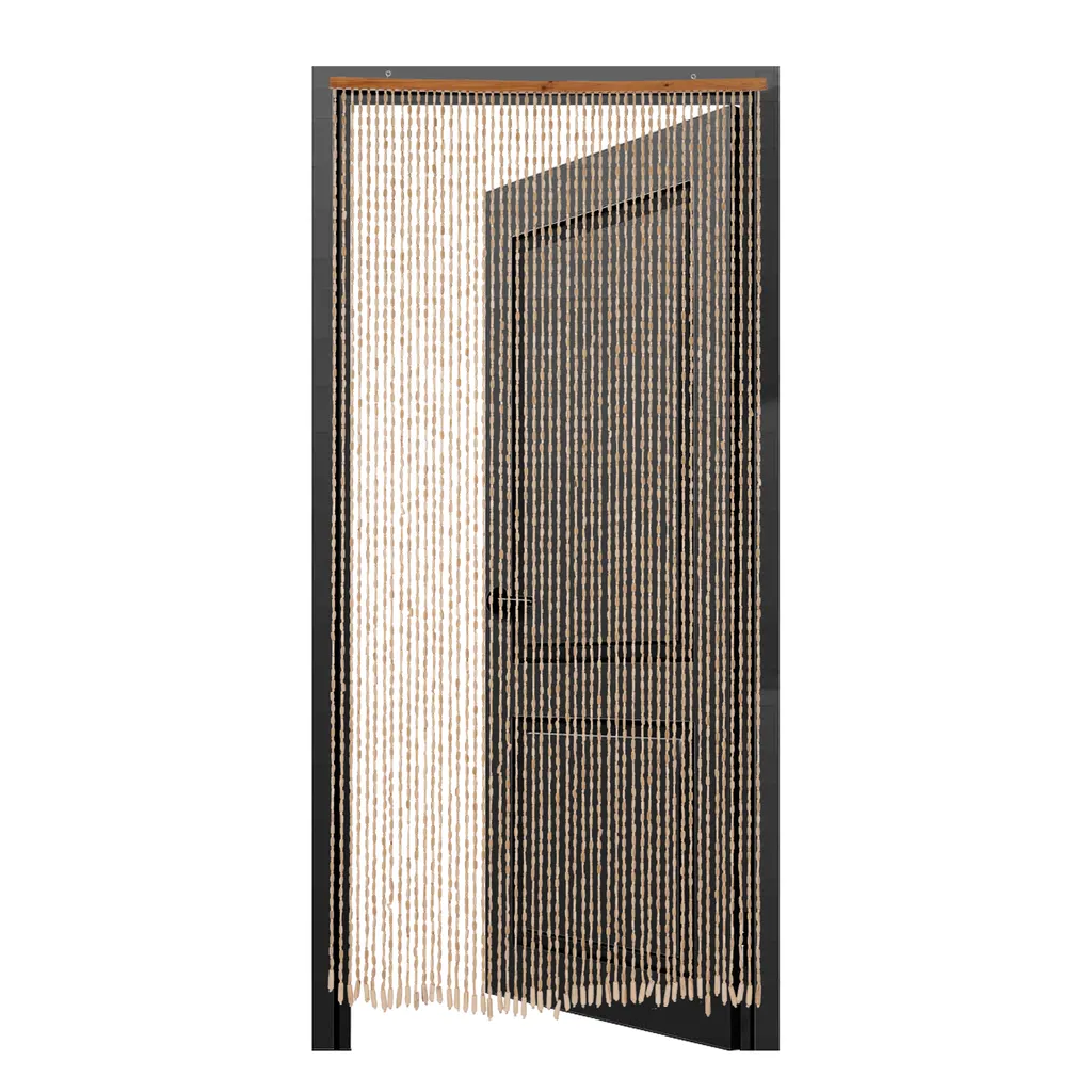 Rideau de fils à perles décoratif pour habillage de porte et fenêtre