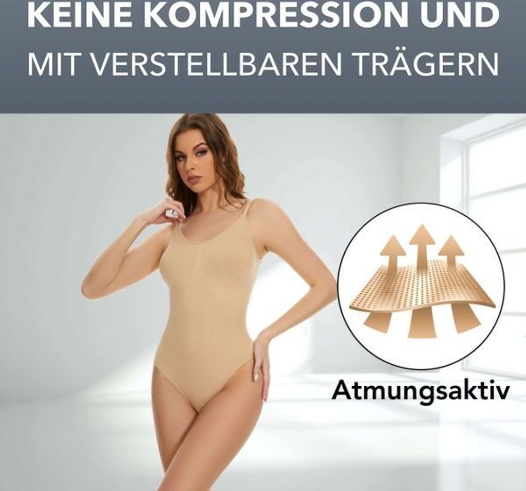 Go Wear Damen Body – Nahtlos, figurformend & bequem – Produktbild 