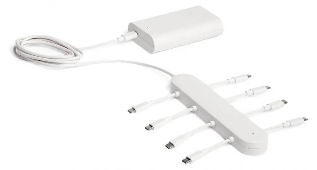 Station de charge USB-C LEGO Education 45624 blanche 8 ports