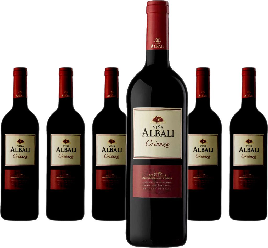 6 x Vina Albali Crianza , Valdepenas D.O. , Felix Solis
