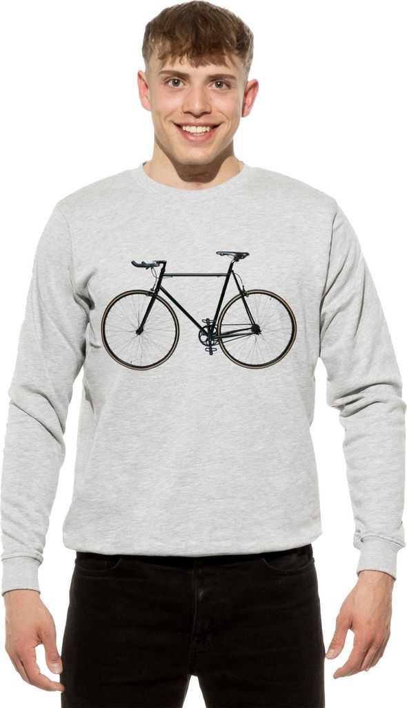 Cotton Prime Sweatshirt Bike-Fahrrad S Grau-Melange