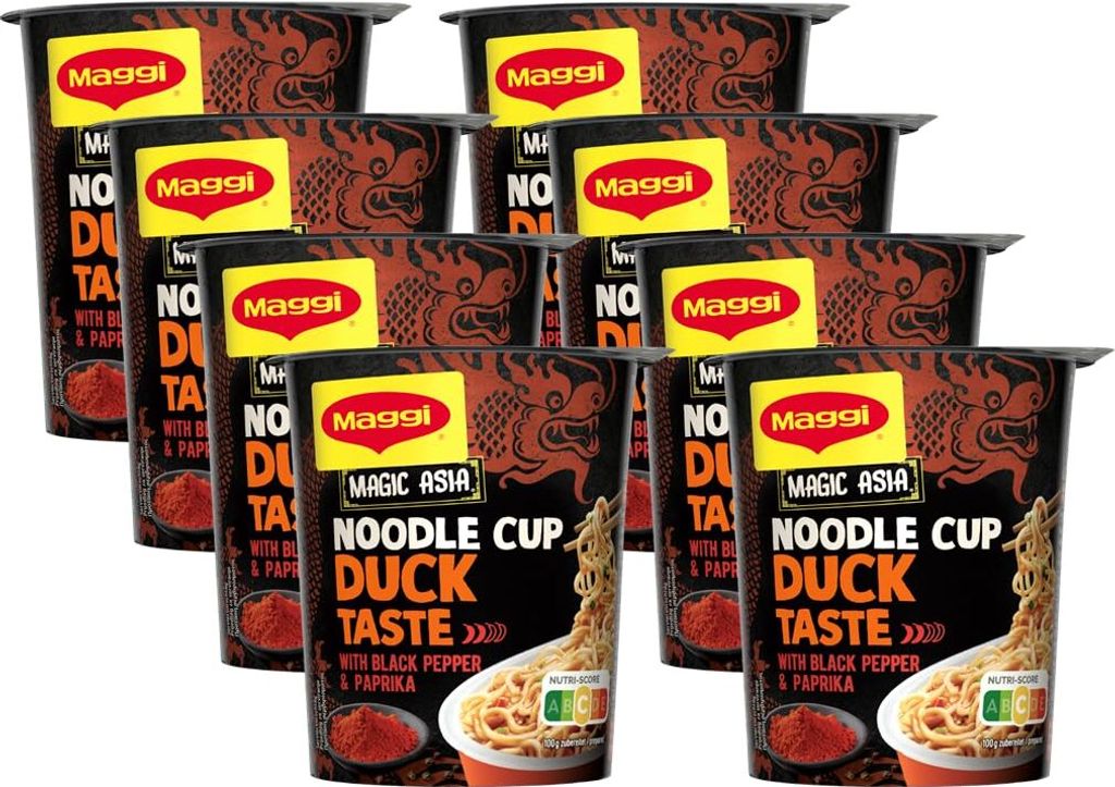 Maggi Magic Asia Instant-Nudeln, leckeres Fertiggericht im Produktbild 