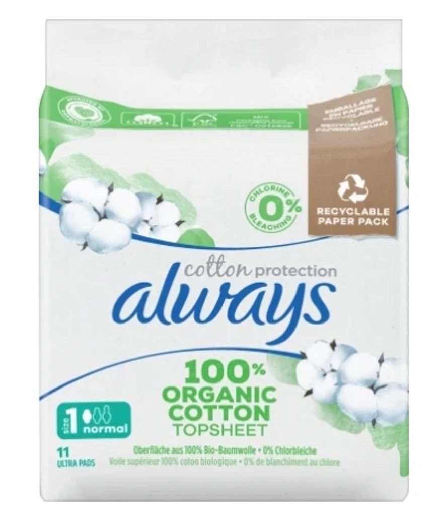 Always, Damenbinden, Normalgröße, 11 Stück Produktbild 