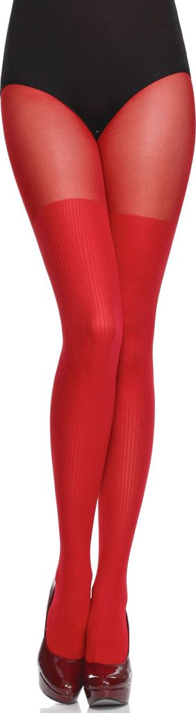 Merry Style Damen Strumpfhose MS 387 (Rot, M (36-40)) .