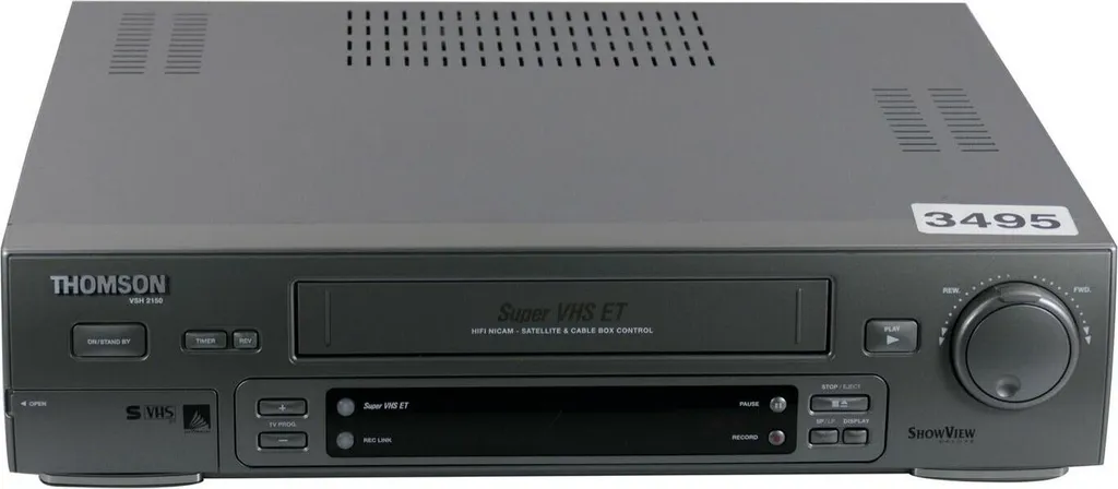 Magnétoscope Hi-Fi Nicam Thomson VSH2150 Super VHS ET Haute Fidélité Sonore