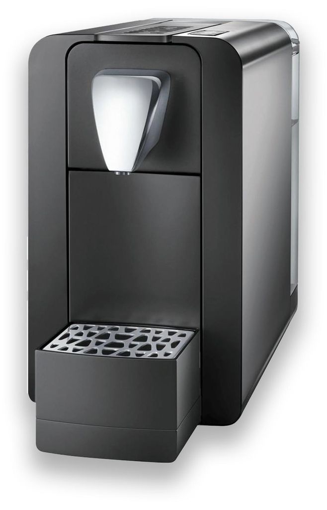 Cremesso Compact One II Graphite Black - Macchina Capsule Caffè Sistema Svizzero, 19 Bar, Serbatoio 1.1L