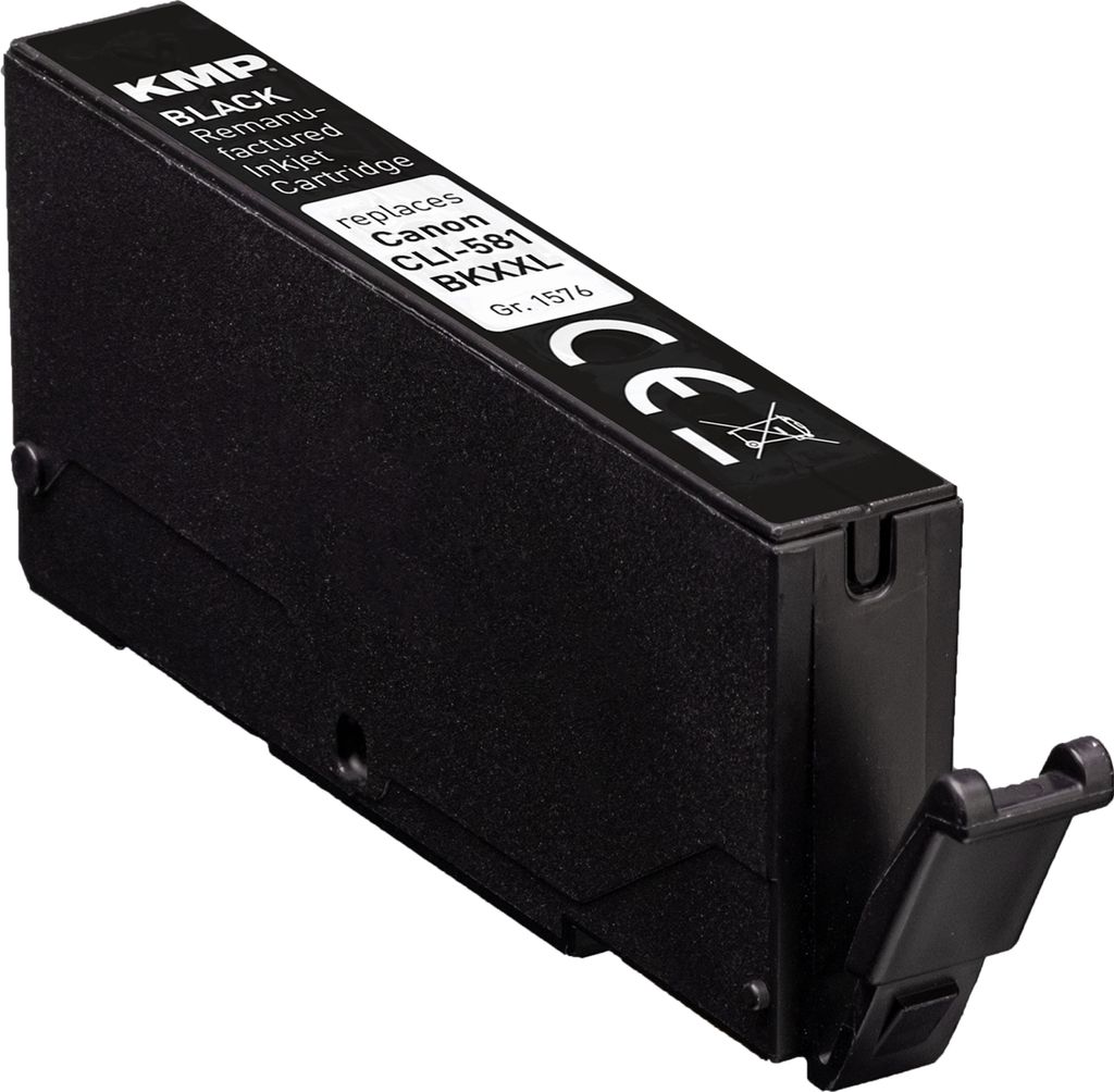 KMP Tintenpatrone passend für Canon CLI581BK XXL Black Produktbild 