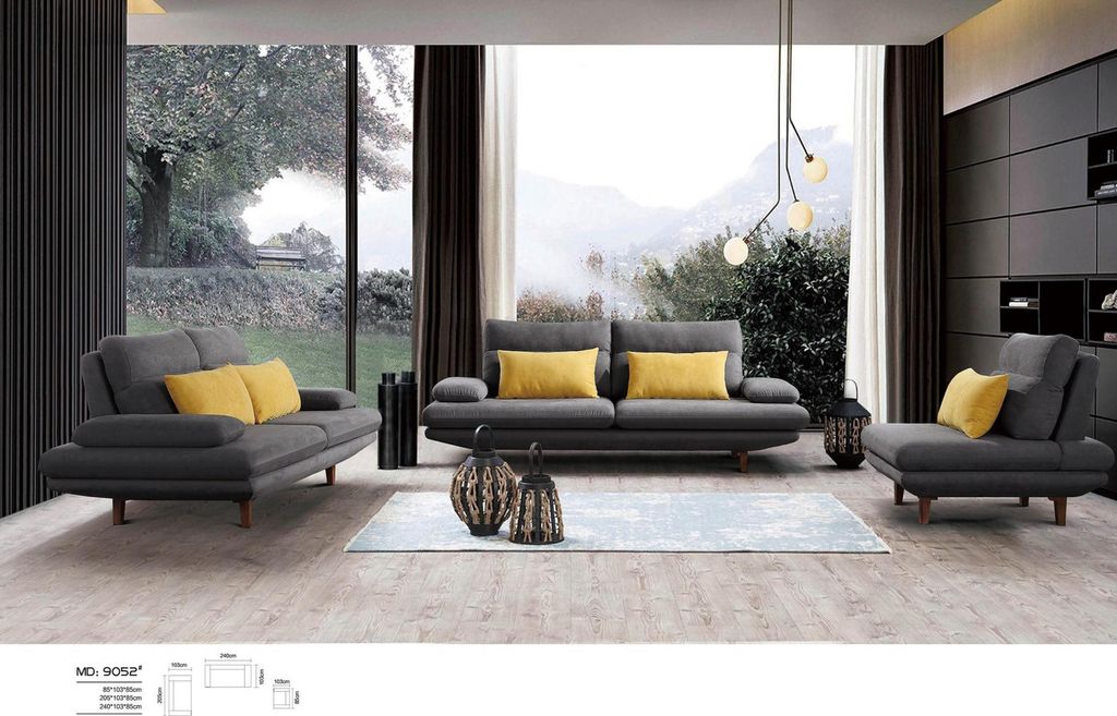 Dreisitzer Designer Sofa Couch 2 Sitz Polster Leder Couchen Big Sofas Textil Neu