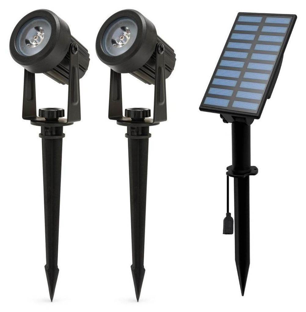 VELAMP SL369 Set mit 2 solarbetriebenen Strahlern