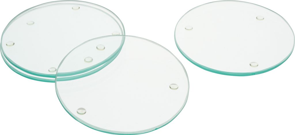 VBS Glasuntersetzer, 4 Stück, 9 cm Rund Produktbild 