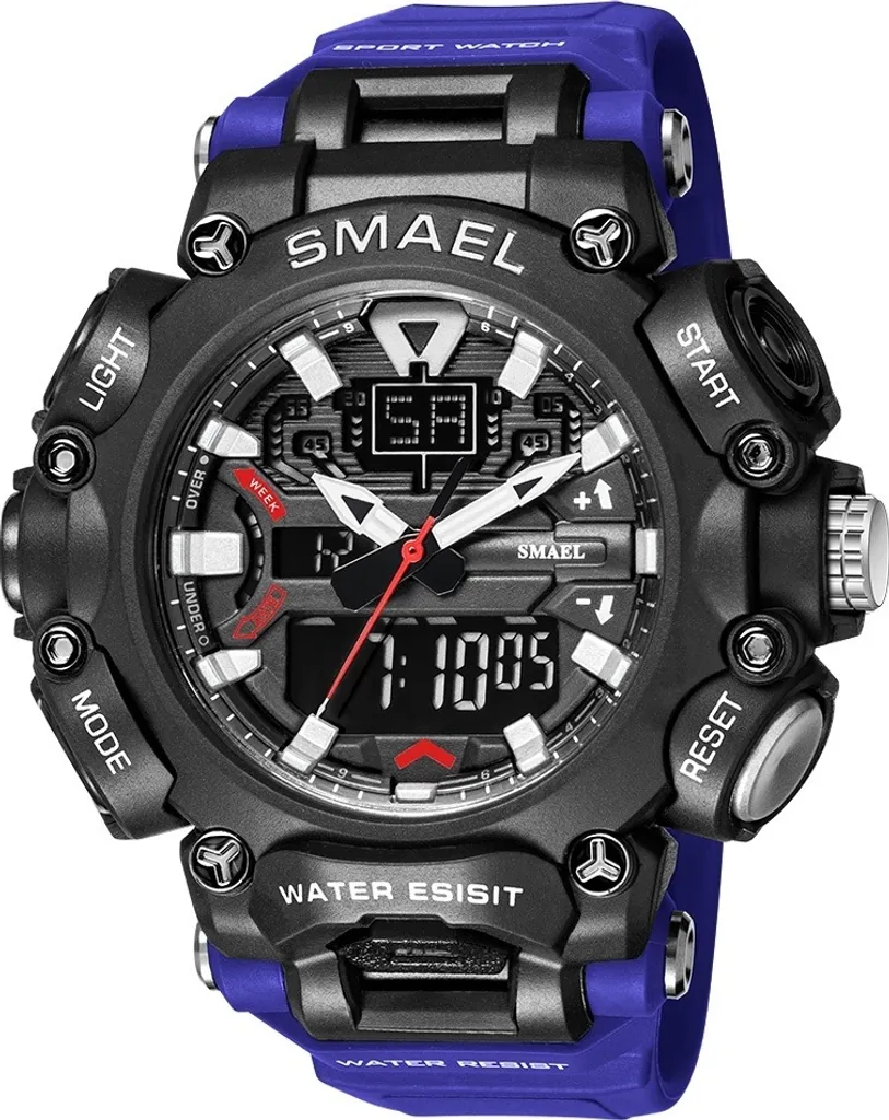 Orologio SMAEL Zain Blu Bianco Sportivo Militare: Prezzo e Offerte Online