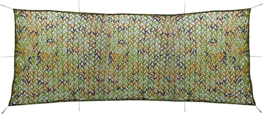 Tarnnetz mit Aufbewahrungstasche 1,5x5 m Grün