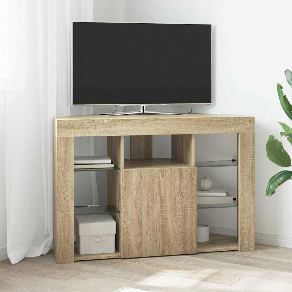 Meuble TV d'angle exclusif - 100x40x68 cm, en bois Image du produit 