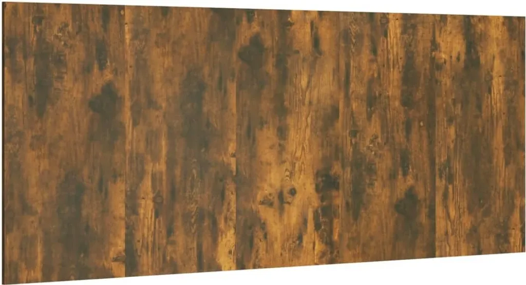 vidaXL Tête de lit chêne fumé 200x1,5x80 cm en bois composite robuste