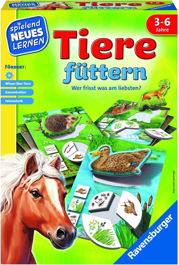 Tiere füttern Ravensburger 25034 Produktbild 