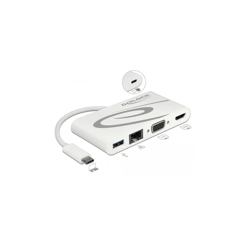 Miglior Hub USB-C Delock: 4K Video, LAN e USB 3.1 per MacBook e PC - 4