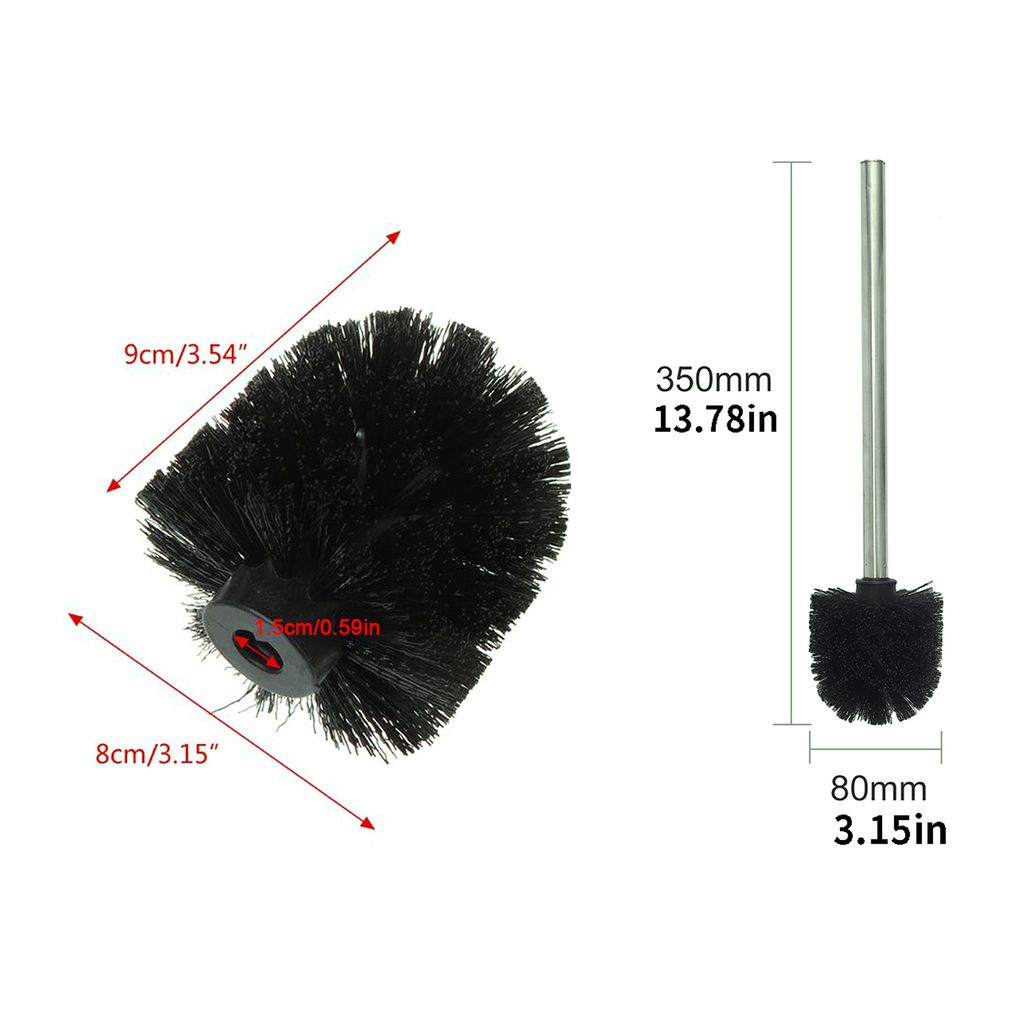 10X Toilettenbürste Toilettenbürste Ersatzbürstenkopf Produktbild 3