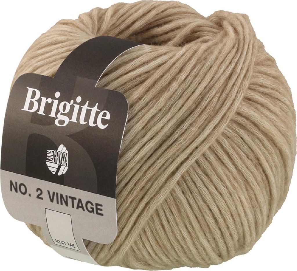 Lana Grossa - Brigitte No. 2 Vintage 0201 graubeige meliert