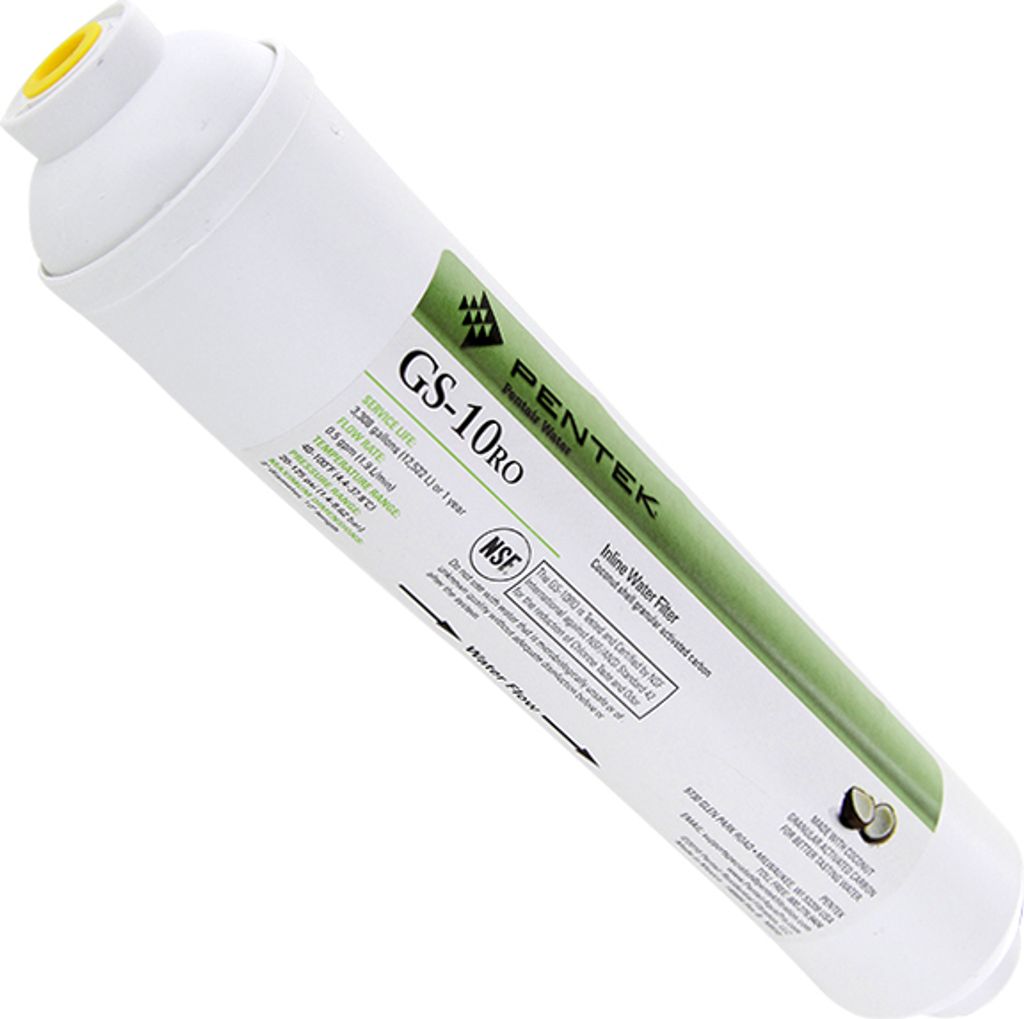 Pentek Inline Aktivkohle Wasserfilter GS-10RO mit 1/4' Innengewinde