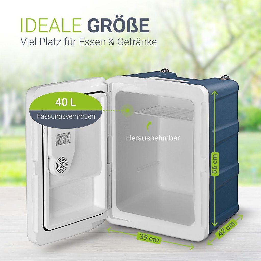 Juskys elektrische Kühlbox 40 Liter 12 V / 230 V für Auto, Produktbild 3