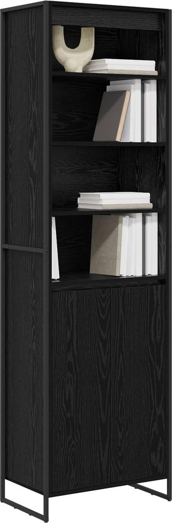 “2026 Modern“ Hohe Schränke 2 pcs - Montage erforderlich - Schwarz Eichen-Optik 60 x 36 x 300cm - Designermöbel 313579 - Kommoden