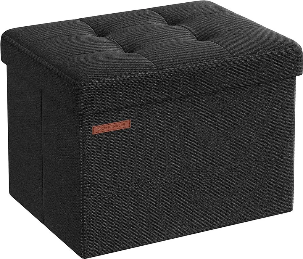 Banc avec espace de rangement pour chaussures - Meuble entrée noir utile