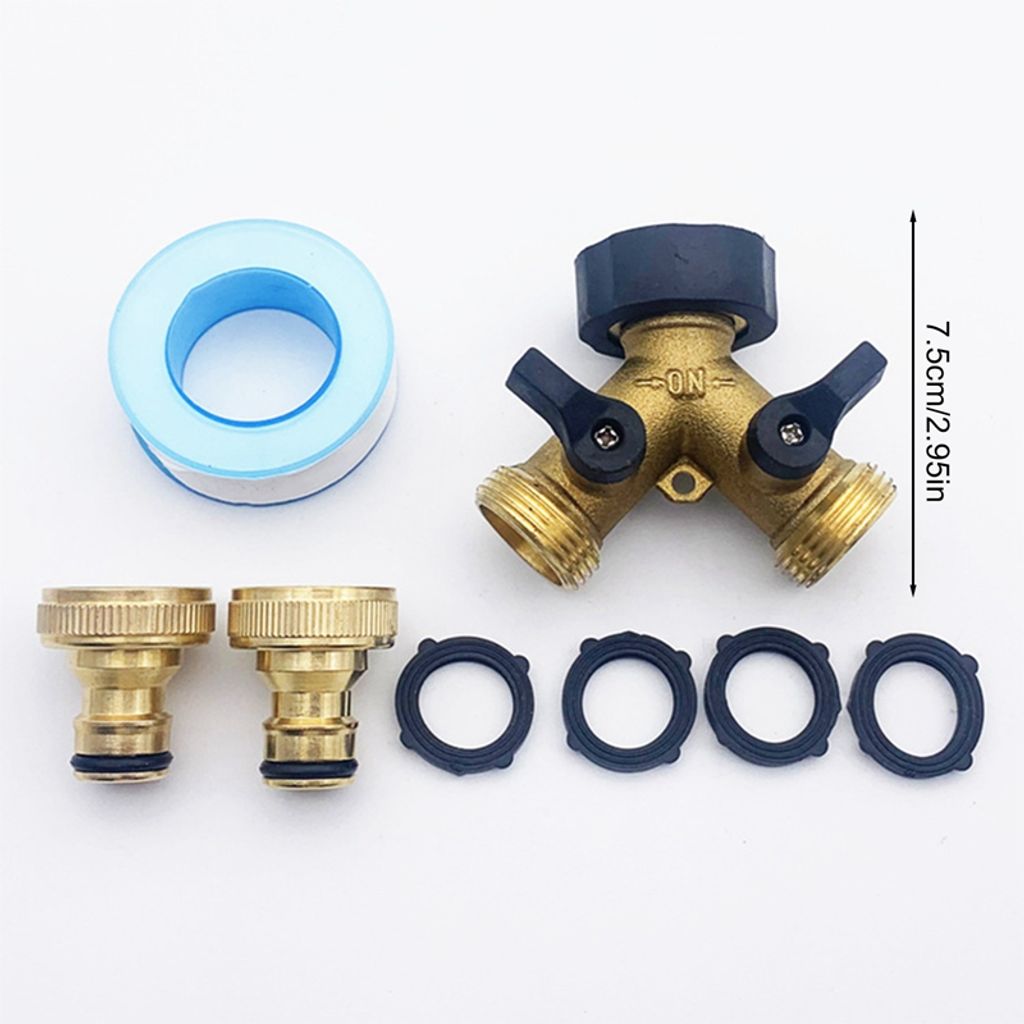 UKCOCO 2-in-1 Wasserhahnadapter - Universeller Waschmaschinenanschluss Für Küche Und Bad