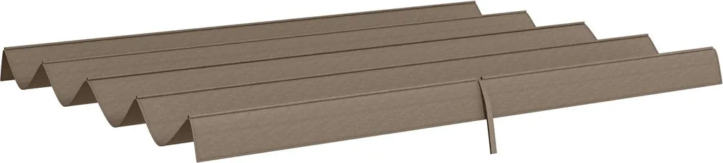 Tetto di ricambio per pergola 2,85 x 2 m, tettoia a onda retrattile idrorepellente con fori per il drenaggio della pioggia, protezione UV 30+, copertura ombreggiante a prova di inverno per giardino, balcone, terrazzo, caffè