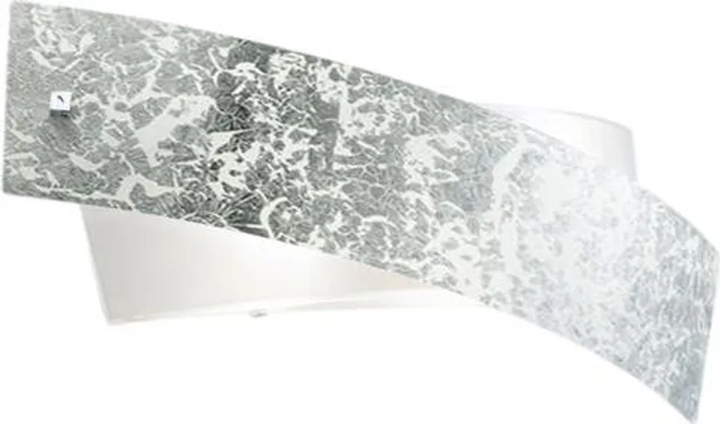 Applique 2XE14 Camilla argentée - Luminaire IP20 grand format 54x20cm
